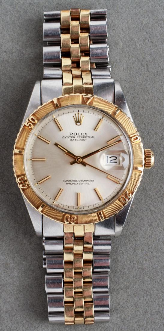 Rolex 18K Gold SS Oyster Perpetual Datejust Watch
